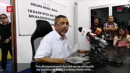 Video herunterladen: Bukit Gantang MP quits Umno