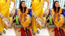 Shweta Tripathi FLAUNTS her MEHENDI in yellow dress । Boldsky