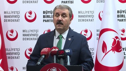 Destici: 'CHP açıkça HDP'yi barajı geçirme operasyonu yaptı' - ANKARA