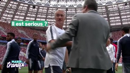 Didier Deschamps s'énerve contre un stadier : "Il est sérieux, lui?"