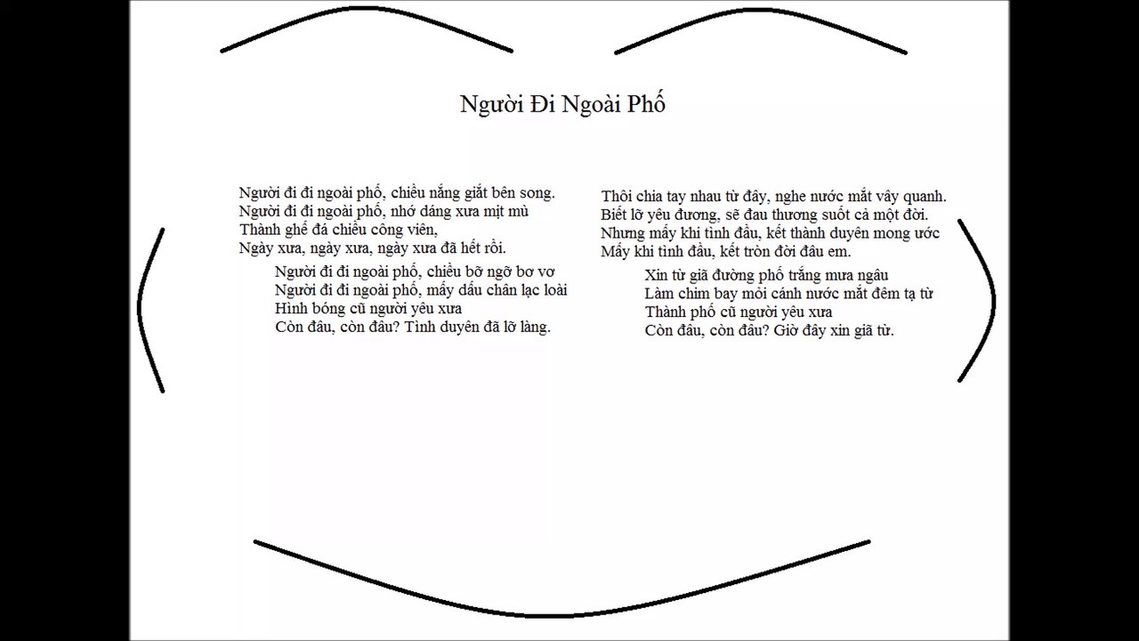 Vietnamese music "People walk on road" Người Đi Ngoài Phố-Đàm Vĩnh Hưng