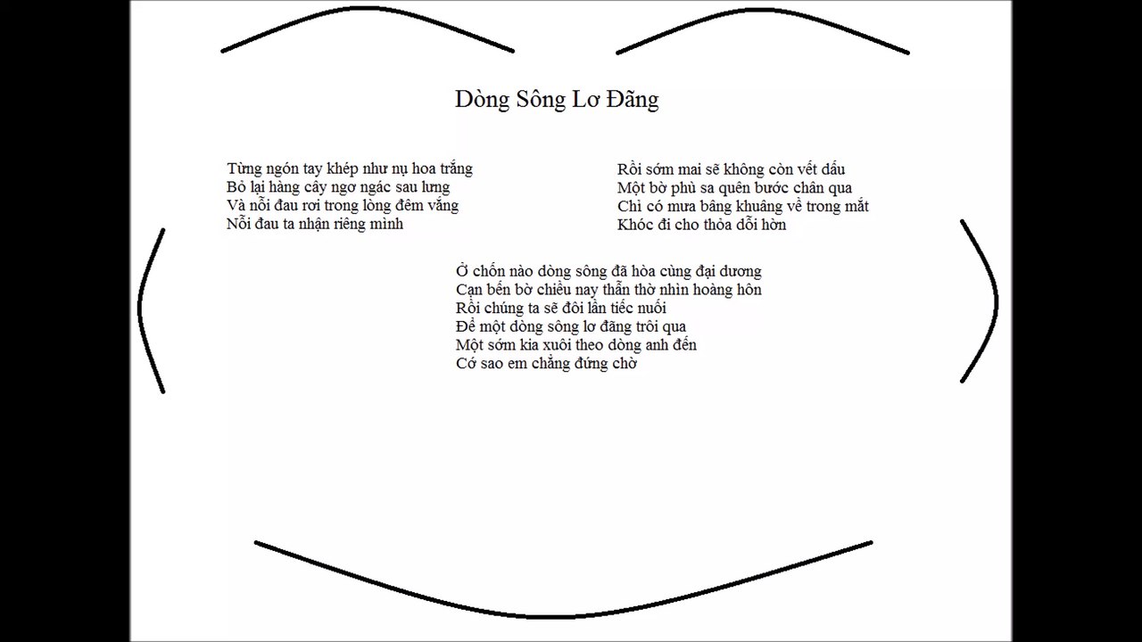 Vietnamese music "Smooth River" Dòng Sông Lơ Đãng-Bằng Kiều