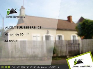 Maison A vendre Jaligny sur besbre 60m2 - Sortie de village