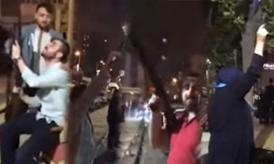 İstanbul'da dehşete düşüren seçim kutlama görüntüsü
