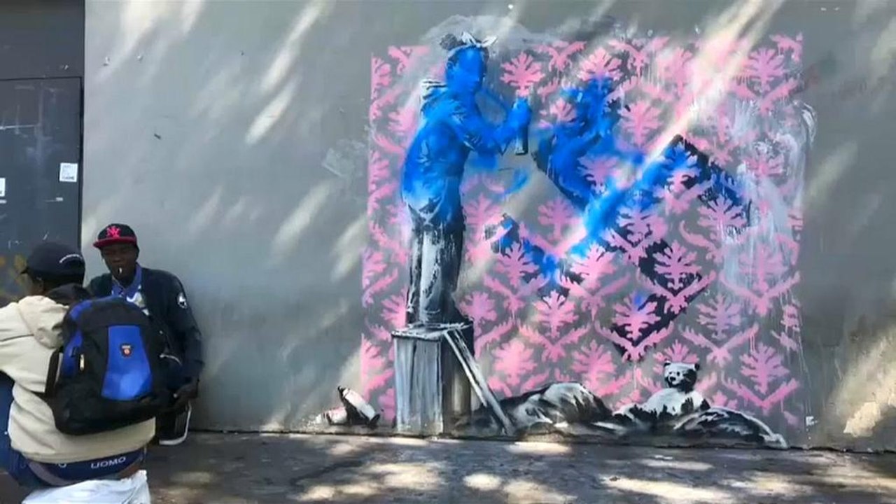 Hallo Paris, Banksy war - offenbar - hier