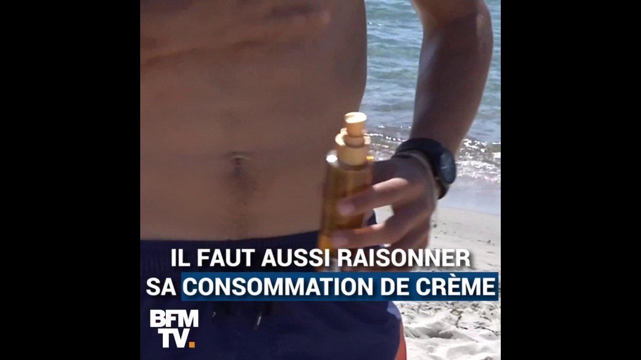 La crème solaire, ce pollueur des plages