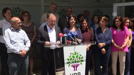 HDP Eş Genel Başkanı Temelli: 'HDP üçüncü parti olmuştur' - ANKARA