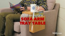 How to Make a Sofa Arm Table Saturday Morning Workshop
