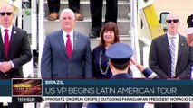 United States VP Mike Pence in Brazil