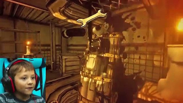 New BENDY & THE INK MACHINE Chapter 1 Update w- FGTEEV Frozen Chase! GRANNY has DARTS! AHH!