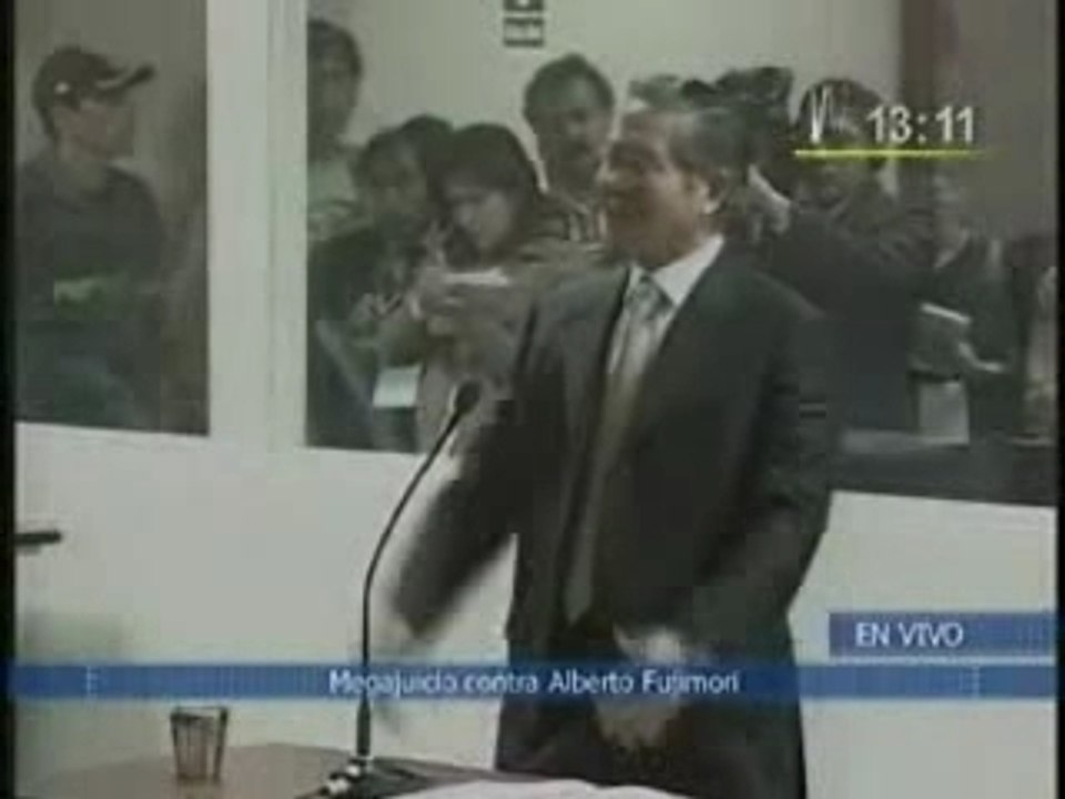 Fujimori rechazó acusación fiscal y se declaró inocente