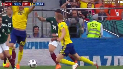 CHICHARITO HANDBALL - VAR NO PENALTY - SWE 0-0 MEX