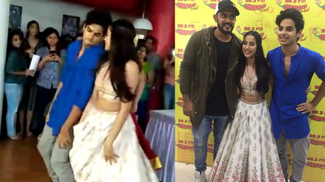 Jhanvi Kapoor & Ishaan Khatter's DANCE on Zingaat during Dhadak Promotion; Watch Video | FilmiBeat