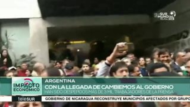 Argentina: se anuncian nuevos despidos masivos en medios estatales