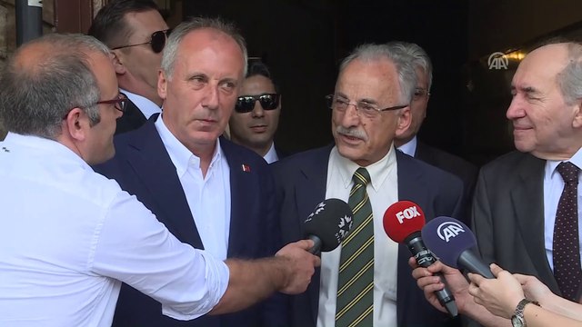 Muharrem İnce, Murat Karayalçın ve Altan Öymen ile bir araya geldi