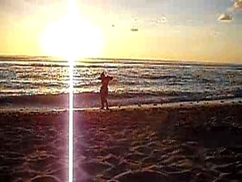 coureur sur la plage