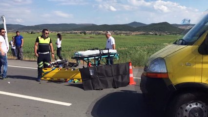 Hamile kadın trafik kazasında hayatını kaydetti