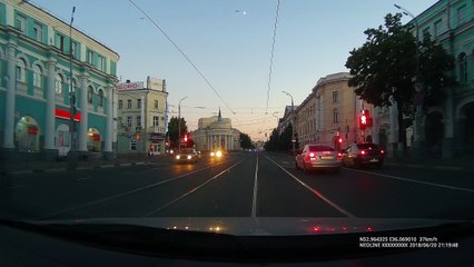 Speedy Driver Hits Police Car