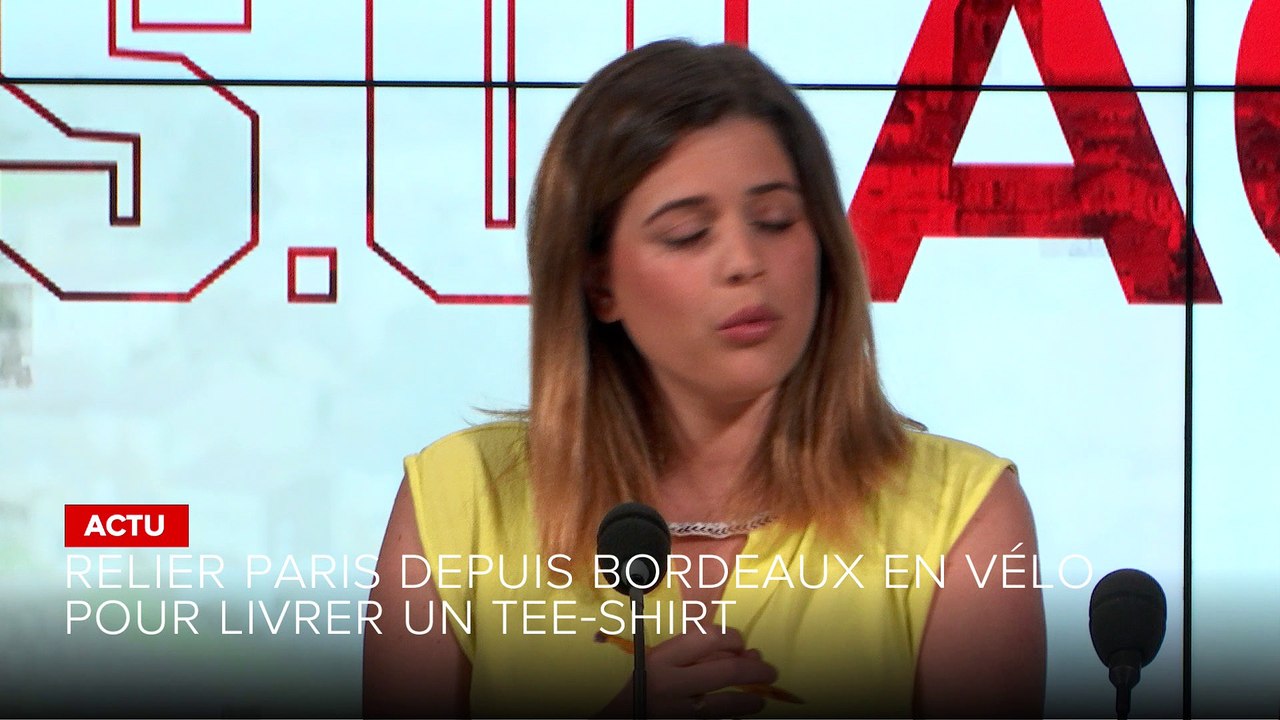 SO invité - relier Paris depuis Bordeaux en vélo pour livrer un tee-shirt