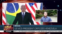 Mike Pence Visits Venezuelan Migrants In Brazil