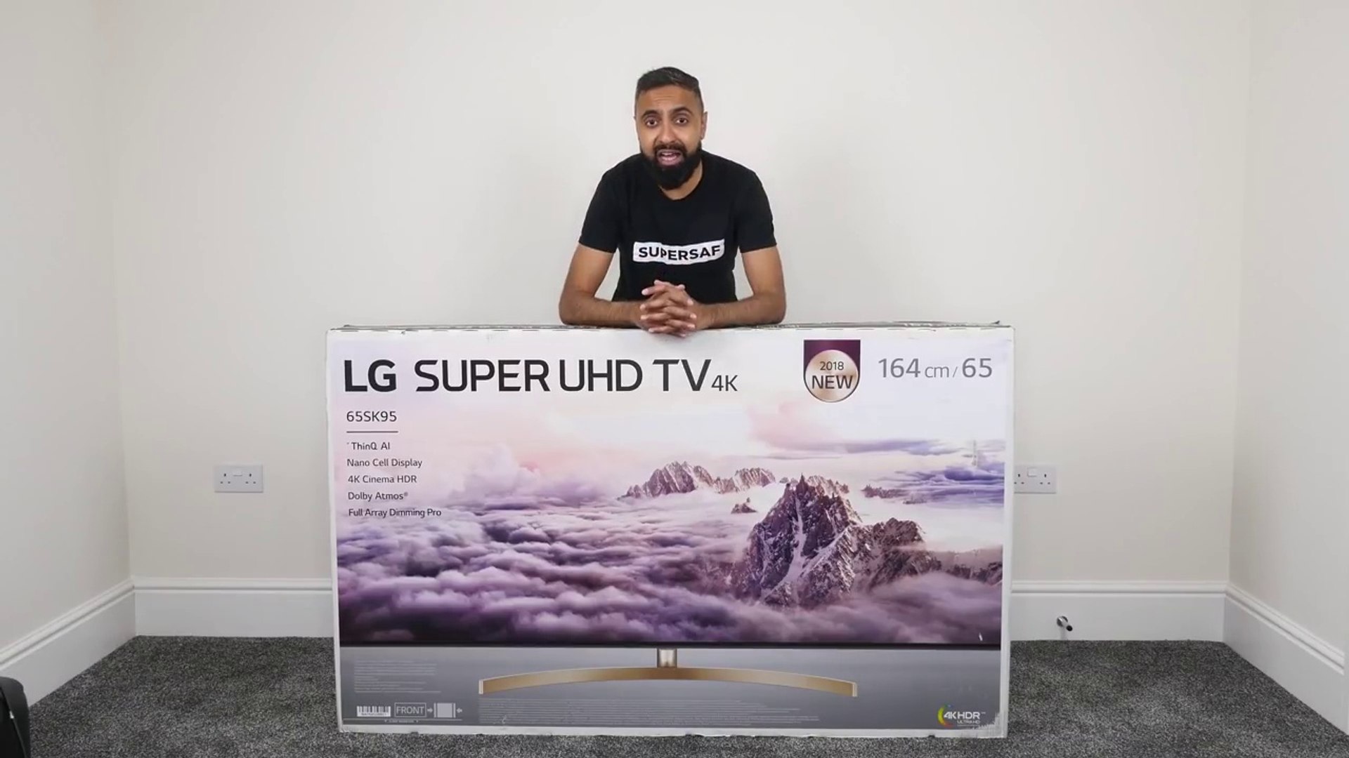 2018 NEW LG SUPER UHD TV 65- UNBOXING SuperSaf TV - video Dailymotion