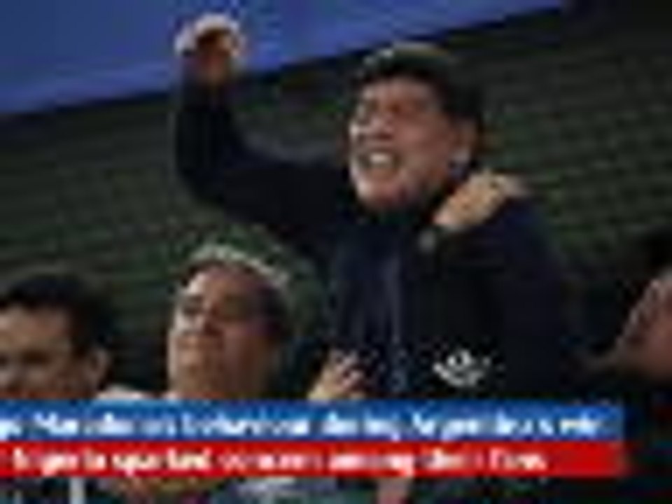 Fan colour - 'Maradona is a love-hate figure' - Argentina fans
