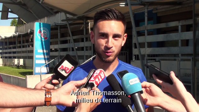 Thomasson-Ajorque, premières impressions au Racing