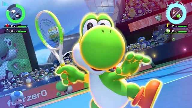 TENNIS BALLS TO THE FACE! Doubles Rage- Mario Tennis Aces!