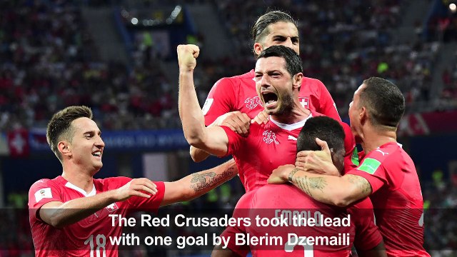World Cup: Switzerland qualify for last 16 after Costa Rica draw