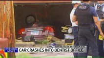 3 Injured After Car Crashes into Dentist's Office in Chicago