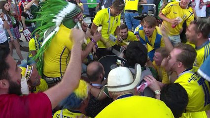 Mexicanos e Coreanos celebram sobre Alemanha