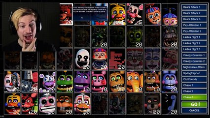 THE ANIMATRONICS ARE BACK. (This is AMAZING) || FNAF: Ultimate Custom Night (Part 1)