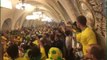 Torcida brasileira faz festa incrível no metrô de Moscou para celebrar classificação