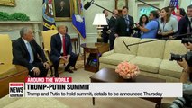 Trump, Putin to hold summit, details to be announced Thursday