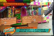 Feria de juegos infantiles invade la vía pública en Chorrillos