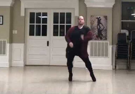 Plus-Size Dancer Struts Killer Moves in High Heels