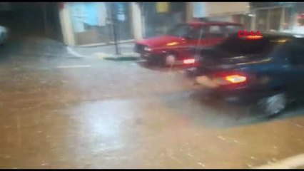 Bursa'da Şiddetli Sağanak ve Dolu Yağışı