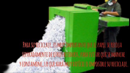 José Simón Elarba Haddad te invita al reciclaje de Papel