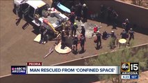 Man rescued from 