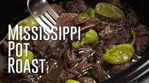 Crock Pot Mississippi Roast. Ridiculously simple but the flavor is like nothing else! RECIPE HERE: