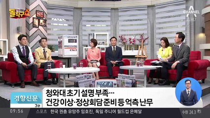 청와대 초기 설명 부족…건강 이상·정상회담 준비 등 억측 난무