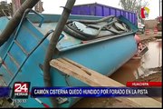 Huachipa: vecinos denunciaron a Sedapal por forado donde cisterna se hundió