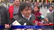 Profesores en huelga causan disturbios en Plaza de Armas