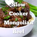 This SLOW COOKER MONGOLIAN BEEF comes out so tender from those hours in the slow cooker! This is a million times better than takeout!! PRINTABLE RECIPE HERE: