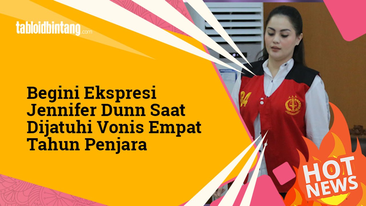 Begini Ekspresi Jennifer Dunn Saat Dijatuhi Vonis Empat Tahun Penjara