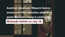 Narrative Adventure Game The Lion's Song Releasing on Nintendo Switch