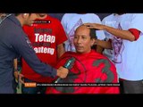GOOD ELECTION: Live Report, 100 Orang Simpatisan Cukur Rambut Sambut Kemenangan  Ganjar Pranowo