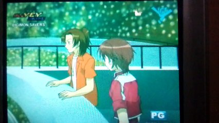 Digimon Savers at Horse racing