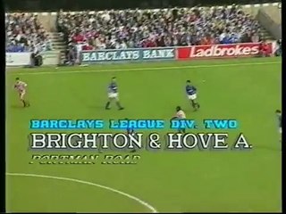Ipswich Town - Brighton & Hove Albion 02-05-1992 Division Two