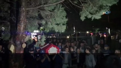 Bursalı şehit Uzman Çavuş İsa Özkan'ın naaşı memleketine getirildi